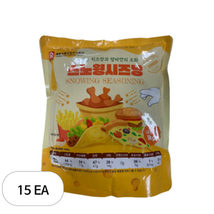 태원식품 스노윙시즈닝 TW, 1kg, 15개
