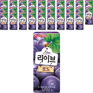 서울우유 리이브포도, 190ml, 48개