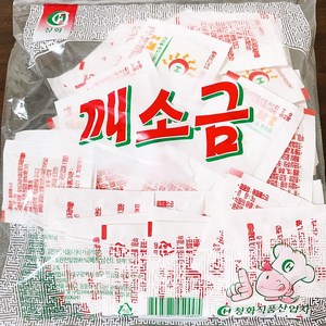 청화 깨소금 치킨소금 순대소금 계란소금 일회용 구운소금 종이3g, 1개, 300g