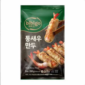 [신제품] CJ 비비고 고메 통새우 만두, 2개, 200g