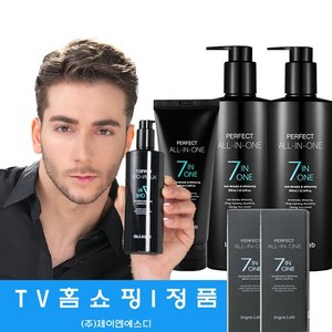 [홈쇼핑 기획세트] 인그리랩 퍼펙트 올인원 포맨 남성 스킨 로션 화장품 세트, 1세트, 730ml