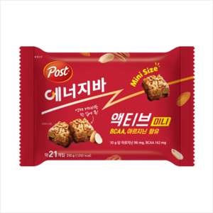 포스트 에너지바 액티브 미니 210g X 2개