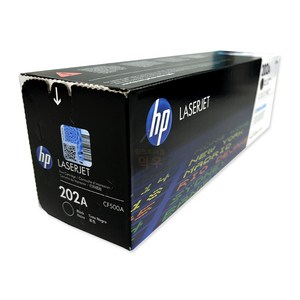 HP 202A 정품토너 검정(CF500A) 파랑(CF501A) 노랑(CF502A) 빨강(CF503A) M254dw M254nw MFPM280nw M281fdn M281fdw, 검정, 1개