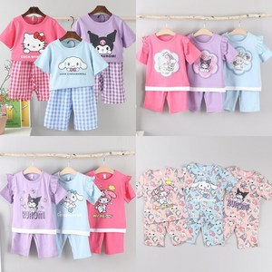 산리오 상하복 반팔 반바지 상하세트 시나모롤 쿠로미 마이멜로디 여름 유아동복 어린이날선물