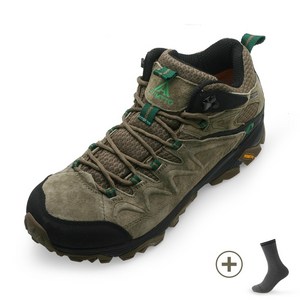 험토 가죽어퍼 남성 등산화 3520 + 노크캠프 ROYBONBIRR SOCKS