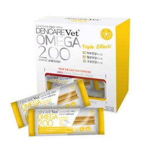 [DENCARE Vet] 덴케어벳 오메가 덴탈껌, 10g, 30개