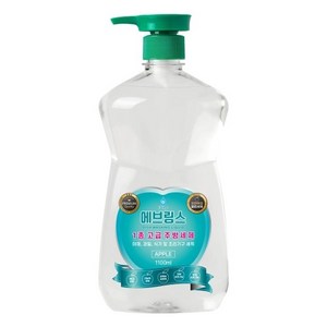 [일상플러스] 에브링스 1등급 프리미엄 주방세제 1100ml 유해성분없는 식약처1종세제 2배고농축 강력한 세정력, 상세페이지 참조, 1개, 상세페이지 참조
