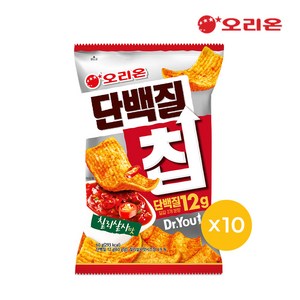 오리온 닥터유 단백질칩 칠리살사맛(60g) x 10개, 60g