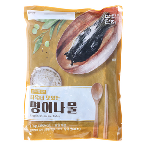 바이오마켓_명이나물 1kg/반찬단지, 1kg, 3개