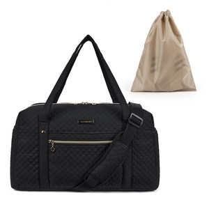BAGSMART 대용량 여행가방 보스턴백 신발 주머니 포함 남녀공용 운동가방 캐리어 결합 사용백