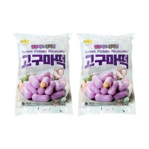 아하식품 고구마떡 1kg, 2개