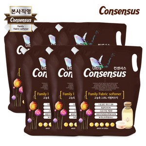컨센서스 고농축 섬유유연제 베이비로션 2.05L (리필) x6개, 6개