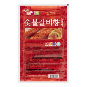 숯불갈비향 불갈비 소시지, 100g, 1개