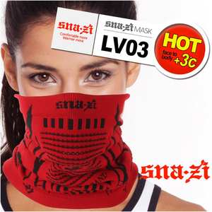 겨울용 멀티마스크 넥워머 넥게이터 라이더넥워머 오토바이넥워머 SN LV03, SNAZI SN LV03 RDBK