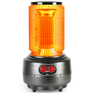 최신형 열가마 프리미엄 전기난로 4000T 세라믹 온풍 전기히터 난로 히터 난방기 온풍기 타이머형, 회색