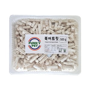 펑키펫 동결건조간식 북어스틱, 1개, 500g, 북어