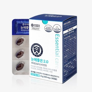 닥터로하스 연세 눈에좋은 2.0 루테인 & 아스타잔틴 500mg x 30캡슐, 30정, 10개