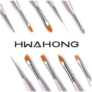 화홍 젤네일 브러쉬 Long Line 00 59, 화홍 브러쉬 59호, 1개