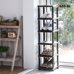디스토어 신발장 다용도 조립식 신발정리대 좁은현관, 1set