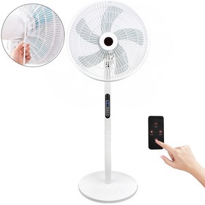 씽크라이프 리모컨 대형 스탠드 bldc 선풍기 안전망포함, 16인치 화이트