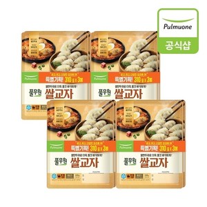 풀무원 [풀무원] 쌀교자 (310gX3봉)X4개, 310g, 12개