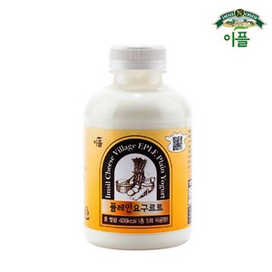 임실치즈마을 이플목장 플레인요구르트 500ml 5병 맛있는 요거트, 5개