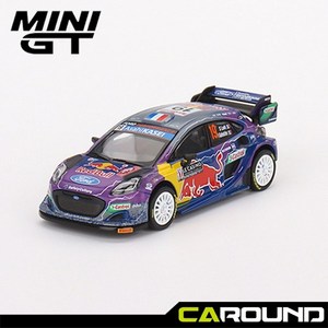 미니지티(533) 1:64 포드 퓨마 랠리1(WRC) No.19 M-Sport Ford 월드랠리팀(WRT) 2022 몬테카를로 랠리 우승 - 세바스티앙 로브, 1개