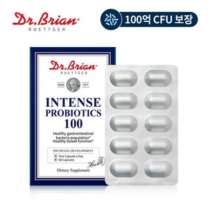 닥터브라이언 인텐스 프로바이오틱스 100억유산균 60캡슐(2개월분)/ DDS-1함유, 1개, 60개