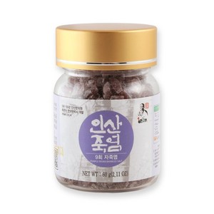 인산죽염 9회 자죽염, 60g, 1개