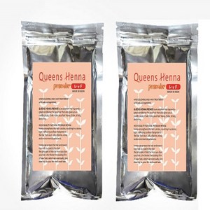 퀸즈 프리미어 헤나 한개사면 한개더(1+1) 천연헤나염색약 Queens henna 100G, 레드2개, 1개