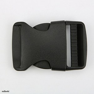 zipkick 투터치 버클 50mm 플라스틱 버클 부자재 끈조절 버클 가방 끈버클, 1개