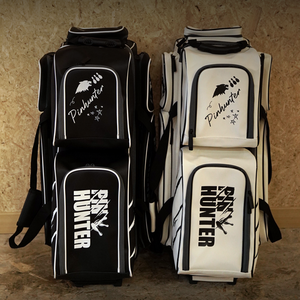 2025 핀헌터 3볼 롤러백 볼링 가방 세트, 블랙, 1개