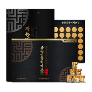 광동 일품기력보환 60환 + 쇼핑백 세트, 225g, 5개