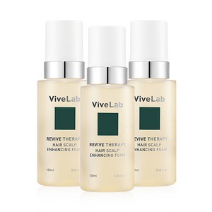 바이브랩 리바이브 테라피 헤어 스칼프 인핸싱 폼 100ml 두피 영양제, 3개