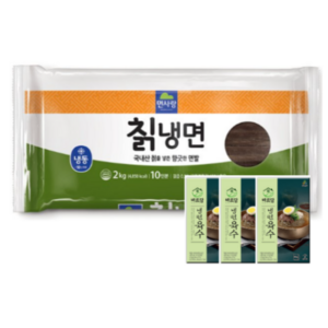 면사랑 칡 동치미물냉면 10인분 세트(육수포함) 2kg