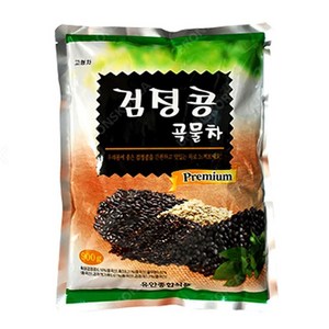 유안종합식품 유안 검정콩 곡물차 900g, 6개