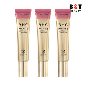 최신상 시즌 12 AHC 아이크림 시즌12 프리미어 앰플 인 아이크림 코어 리프팅 40ml, 3개