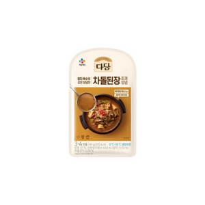 다담 냉장 파우치 차돌된장 찌개양념 145g 12입, 12개