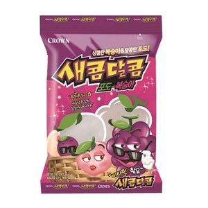 크라운 새콤달콤 포도복숭아, 200g, 1개