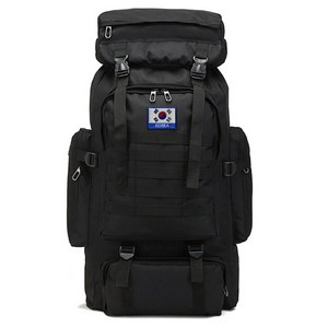 대용량 밀리터리 캠핑 백팩 80L