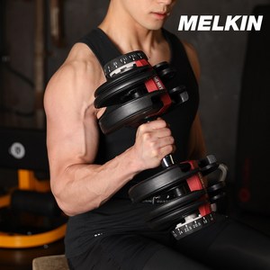 멜킨스포츠 17단계 무게조절 덤벨 40kg, 무게조절덤벨, 1개