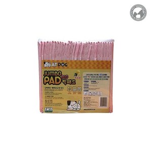 앳독 [펫 파라다이스]점보 레몬향 빅패드(54*80cm) 30p 패드, 1개, 30개입