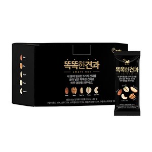 헬스앤뷰티 똑똑한견과 (혼합견과), 1박스, 20g x 30개입