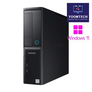 삼성 컴퓨터 본체 사무용 가정용 게임용 데스크탑 HDMI지원 윈도우10/11, i5-8400/8G/SSD240+500, 윤텍8세대슬림인텔