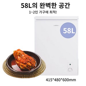 앨리사 김치냉장고 냉동고 소형 술장고, 58리터