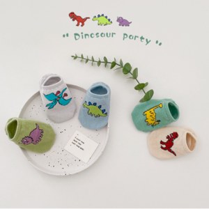 김엔강 공룡케릭터 5P 유아 양말 세트