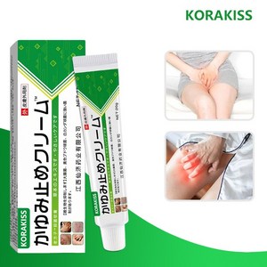 KORAKISS 피부 가려움 완화 및 진정 크림, 1개, 20g