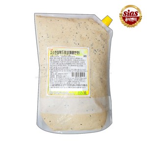 [퀴클리몰] 시아스 고소한 참깨 드레싱 (매콤한맛) 2kg 냉장 x 6개입, 6개