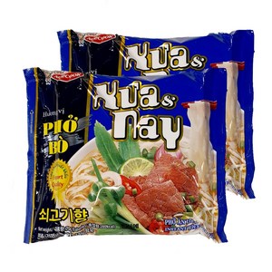 베트남 쌀국수 포보 수아나이 에이스쿡 PHO BO XUA&NAY 2개, 70g