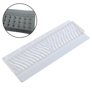 샵업 물튀김 방지 싱크대 선반 실리콘 문 물막이 가리개 와이드, 1개, 반투명 화이트